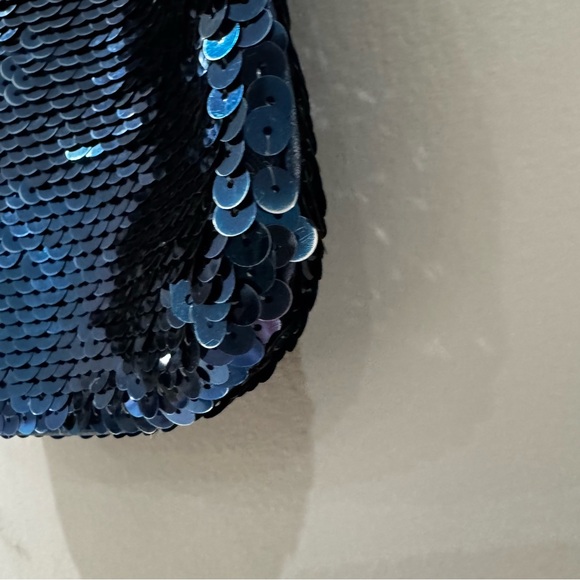 Coach Blue Sequins Poppy Crossbody - Picture 10 of 16